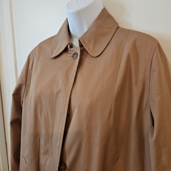Vintage London Fog Trench Coat sz 14 1/12 -16 see measurements - Picture 12 of 12